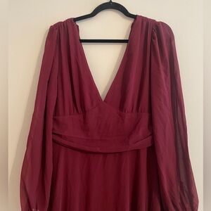 Maroon XL LuLus Maxi
